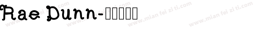 Rae Dunn字体转换